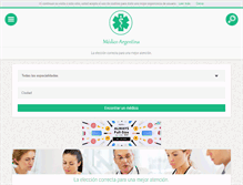 Tablet Screenshot of medicoargentina.com